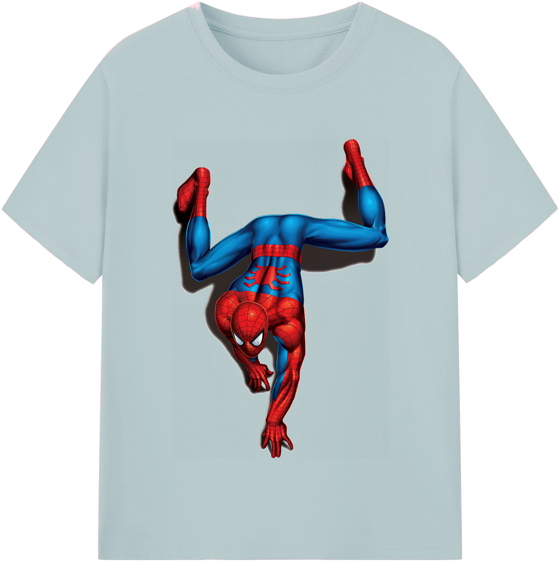 （画像用） Spider Man スパイダーマン 綿100％半袖Tシャツ（フロントプリント）